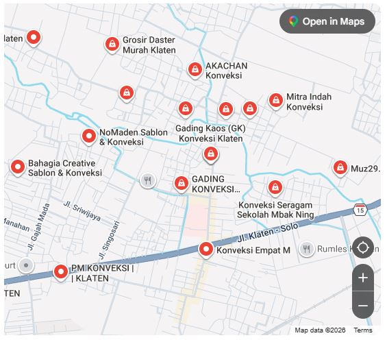 Konveksi Menjadi Salah Satu dari 7 Produk Unggulan Klaten